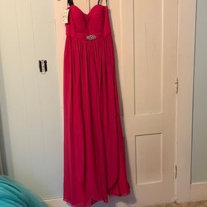 Milano Formals Pink Chiffon dress